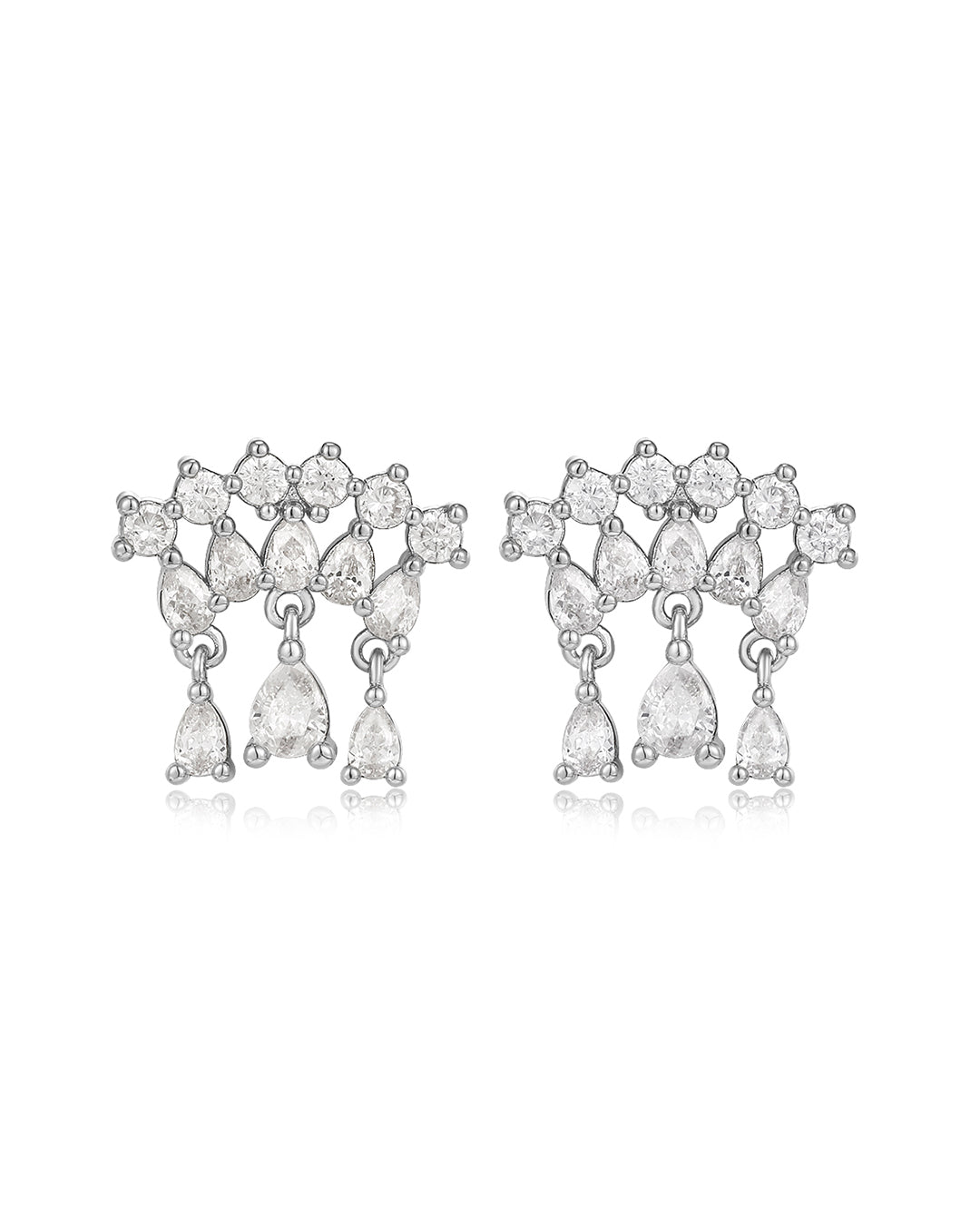 Luv AJ Colette Shaker Studs- Silver