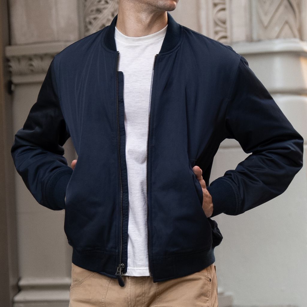Thursdayboots Union Bomber Jacket | Navy