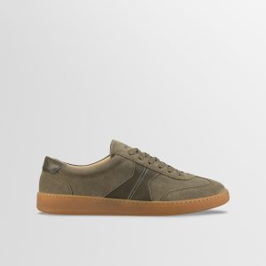Koio Monza Leather & Suede Sneaker in Truffle