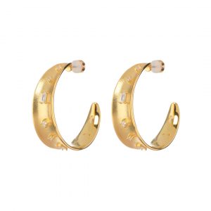 Luv AJ Mixte Statement Hoops- Gold