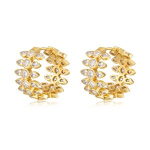Luv AJ Florette Hoops- Gold