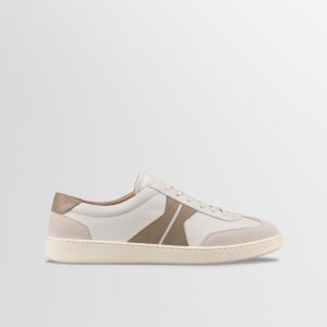Koio Monza Leather Sneaker in Latte