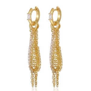 Luv AJ The Rossi Chain Huggies- Gold