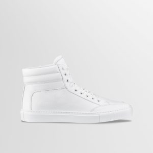 Koio Primo Leather Sneaker in Triple White