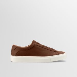 Koio Capri Nubuck Sneaker in Cognac