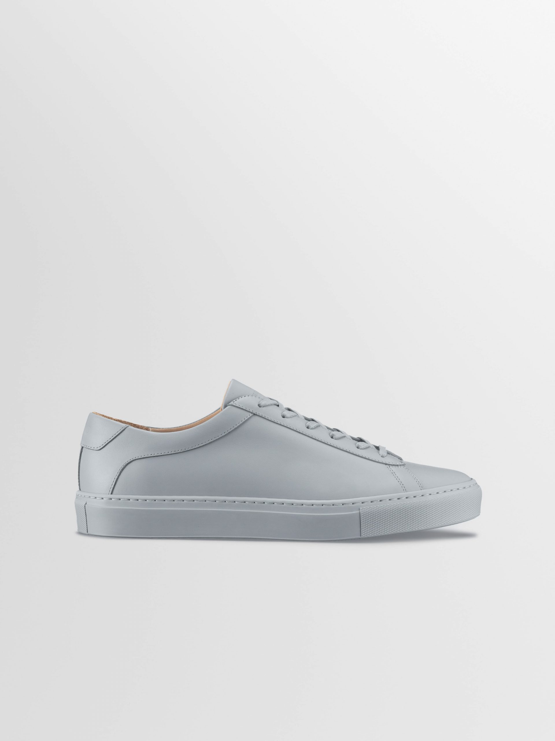Koio Capri Leather Sneaker in Pebble