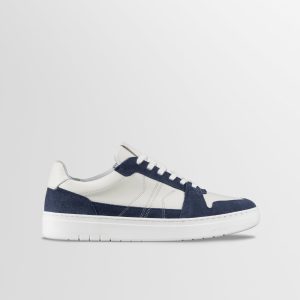 Koio Carrara Leather & Suede Sneaker in Sail