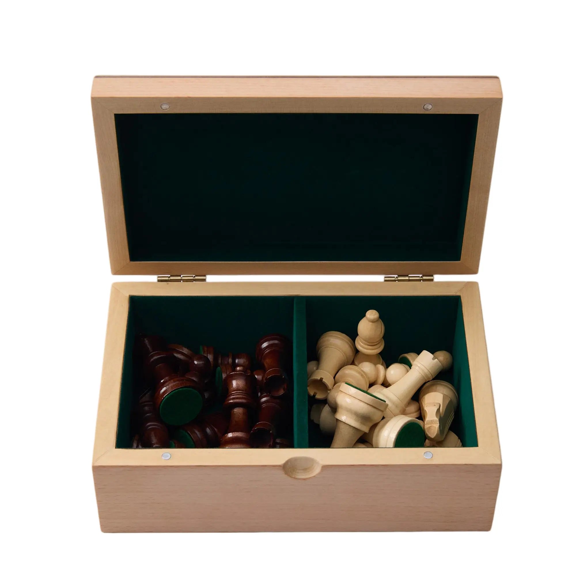Woodronic WA-5105 | Chess Pieces Box with Wooden Chess Pieces
