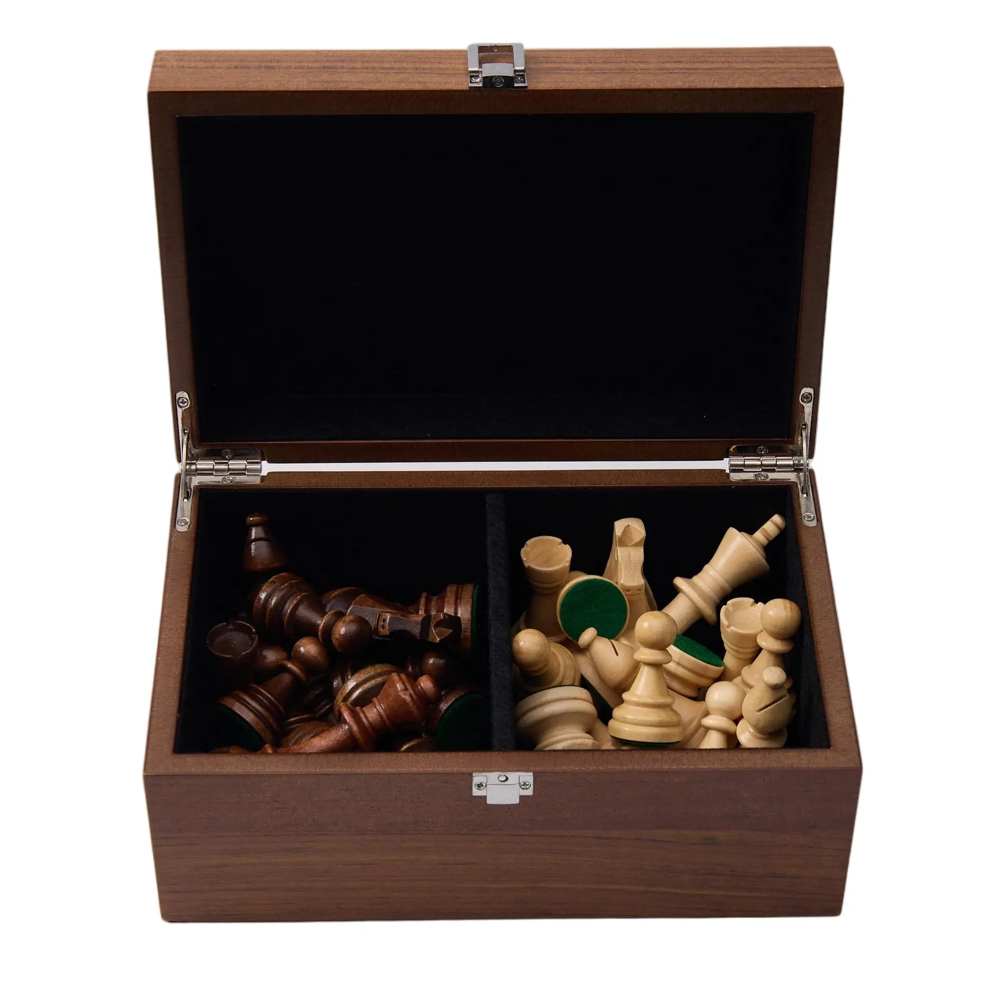 Woodronic WA-5104 | Chess Pieces Box with Wooden Chess Pieces