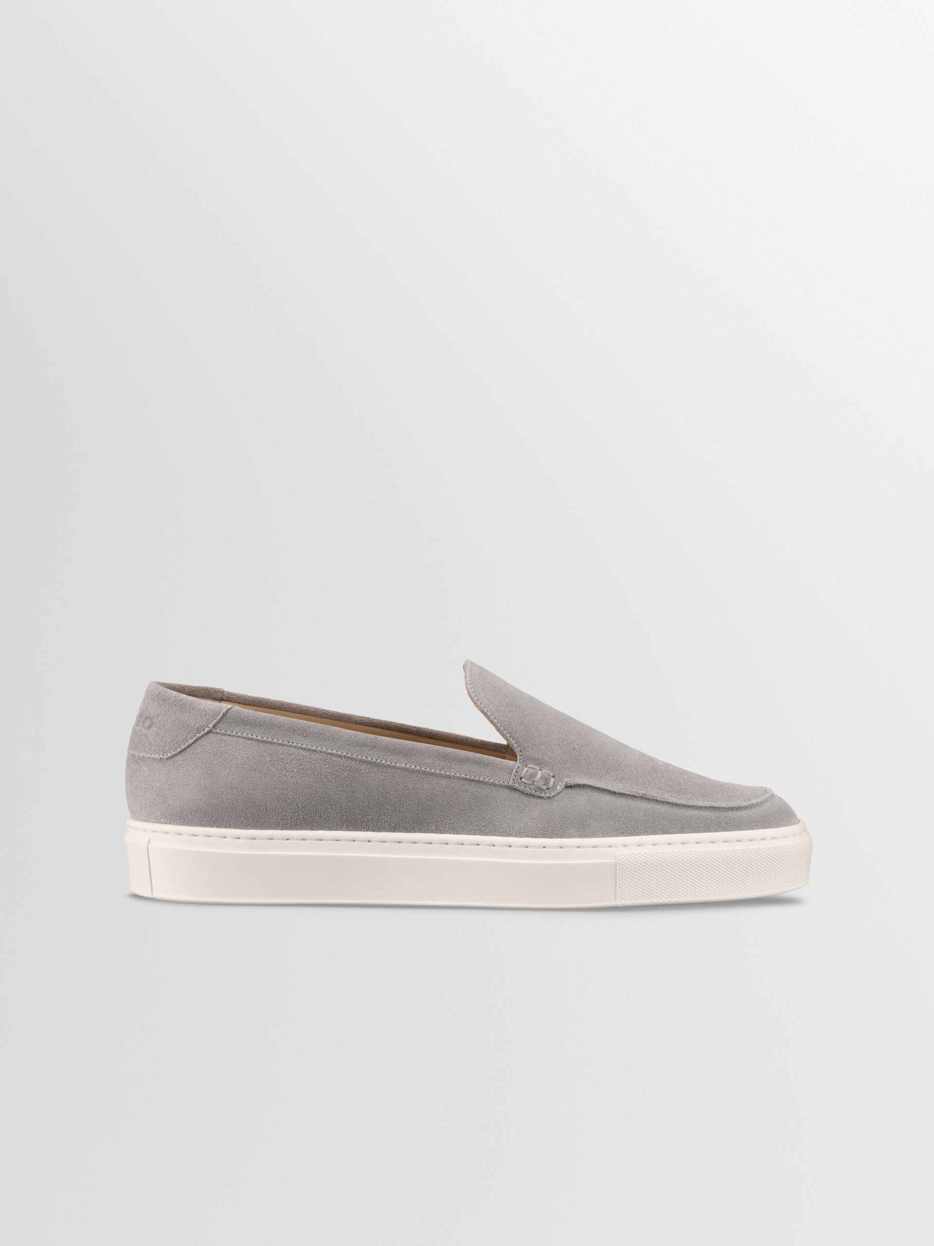 Koio Lido Suede Loafer in Mineral