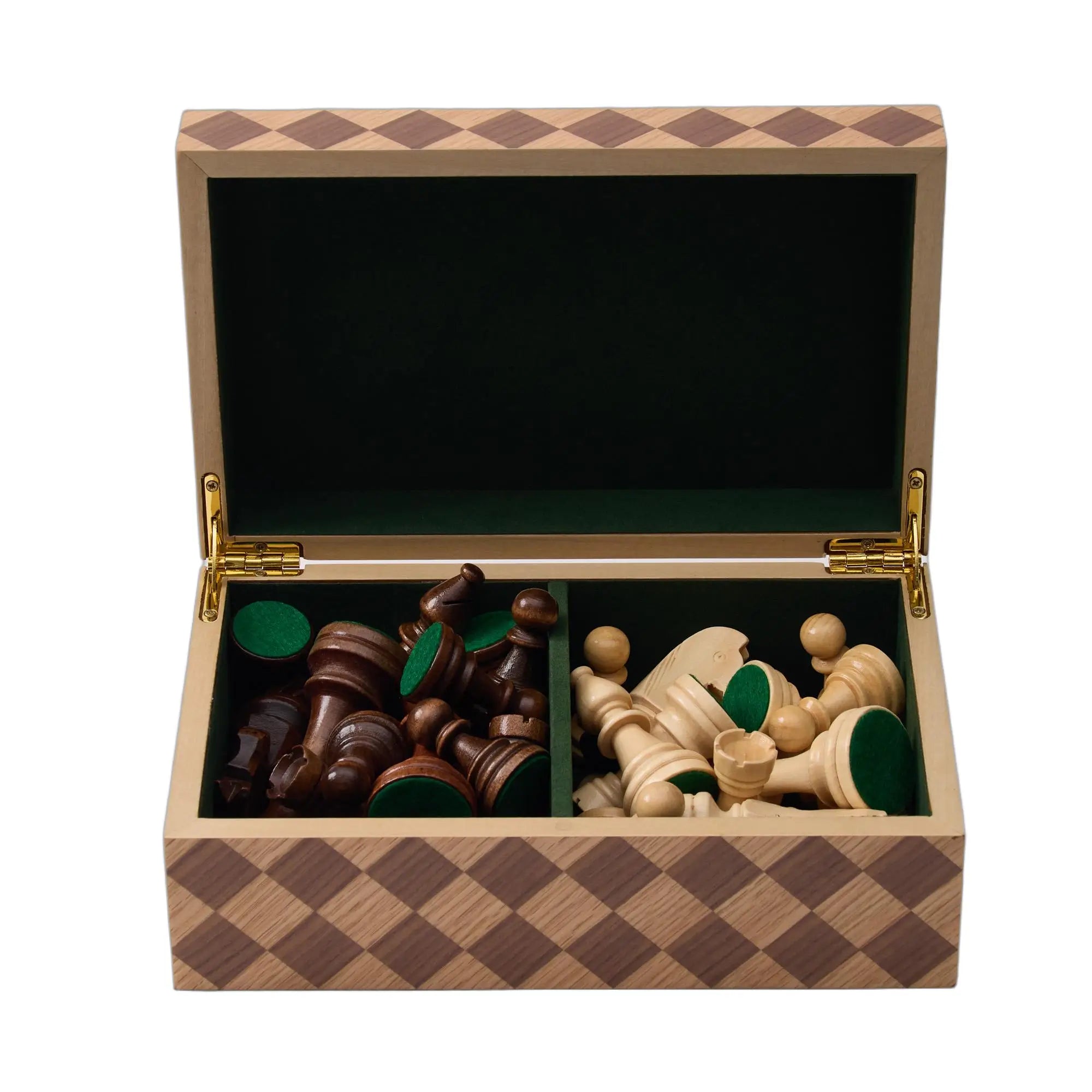 Woodronic WA-5103 | Chess Pieces Box with Wooden Chess Pieces