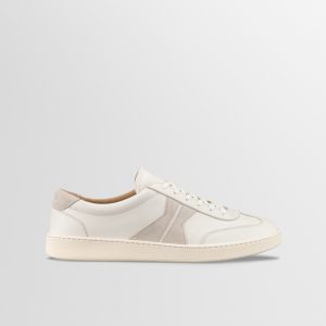 Koio Monza Leather & Suede Sneaker in Bone