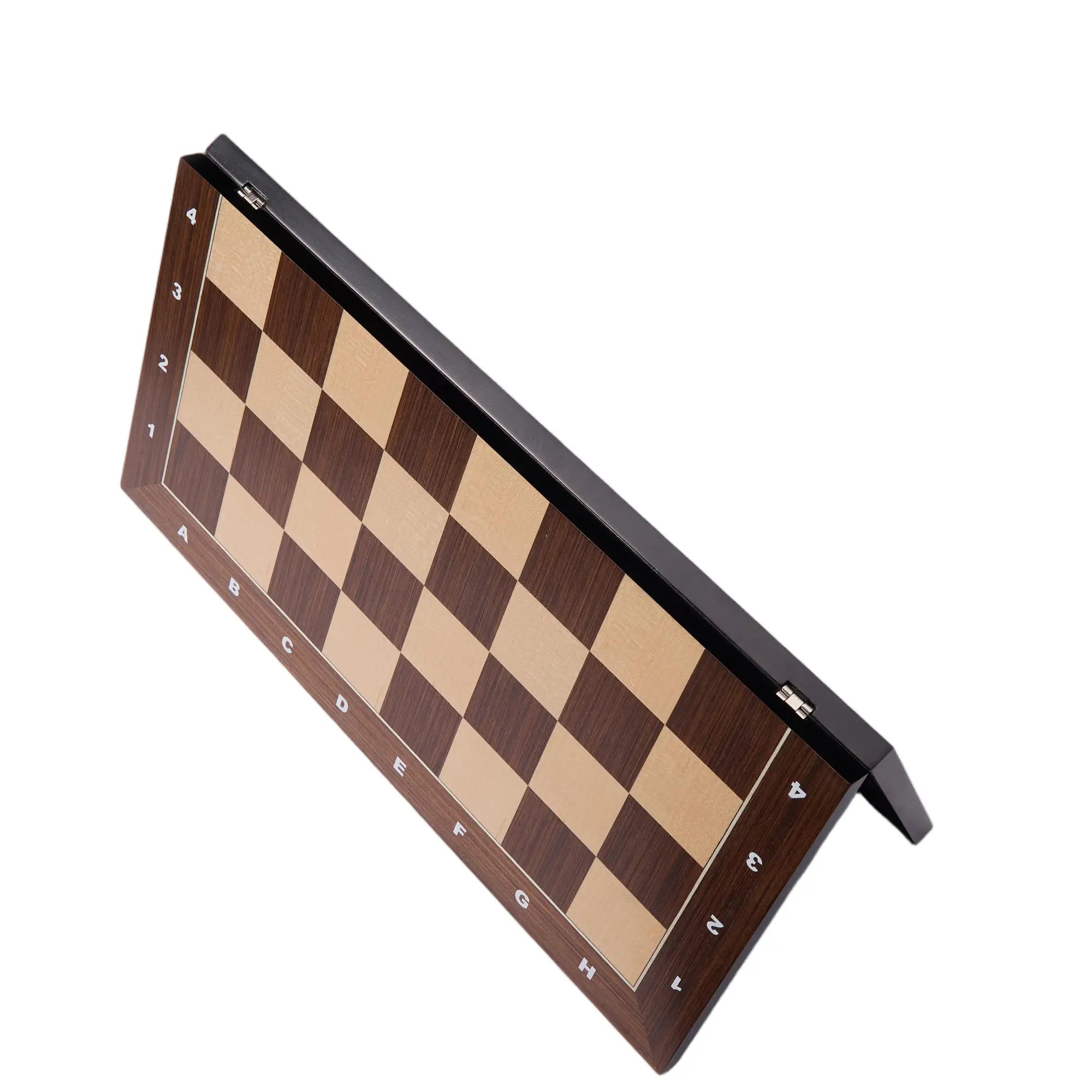 Woodronic WA-5112 | 20 Inch Folding Wooden Chess Board – Board Only