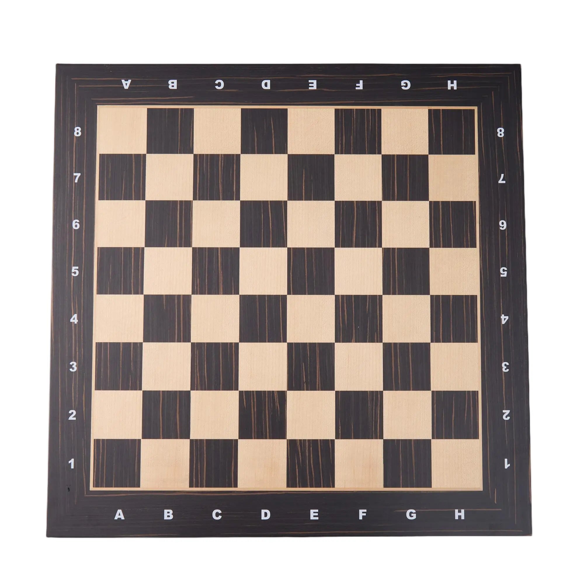 Woodronic WA-5111 | 20 Inch Wenge & Maple Wooden Chess Board – Board Only