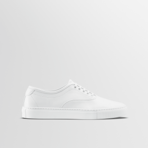 Koio Portofino Leather Sneaker in Triple White