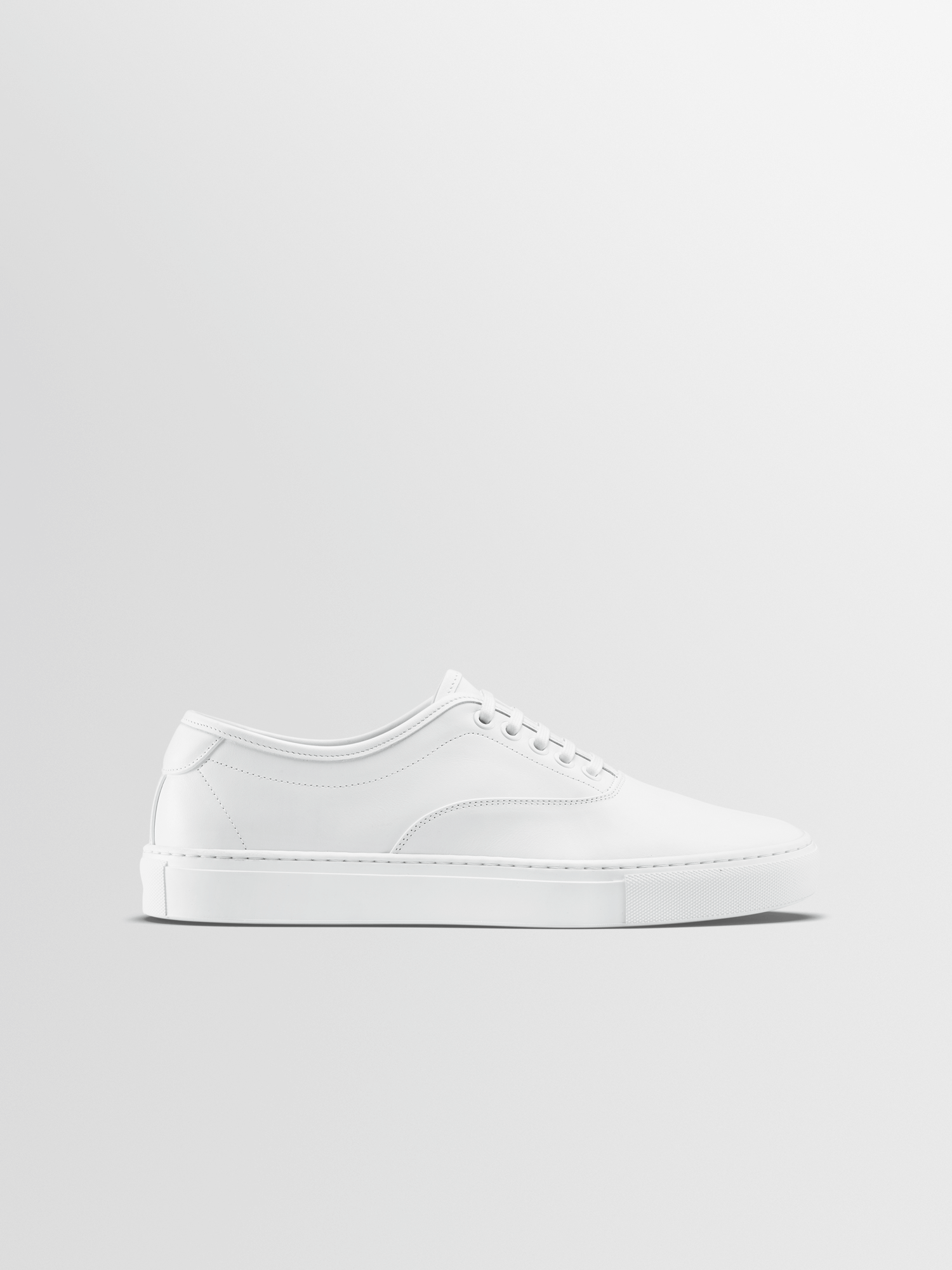 Koio Portofino Leather Sneaker in Triple White
