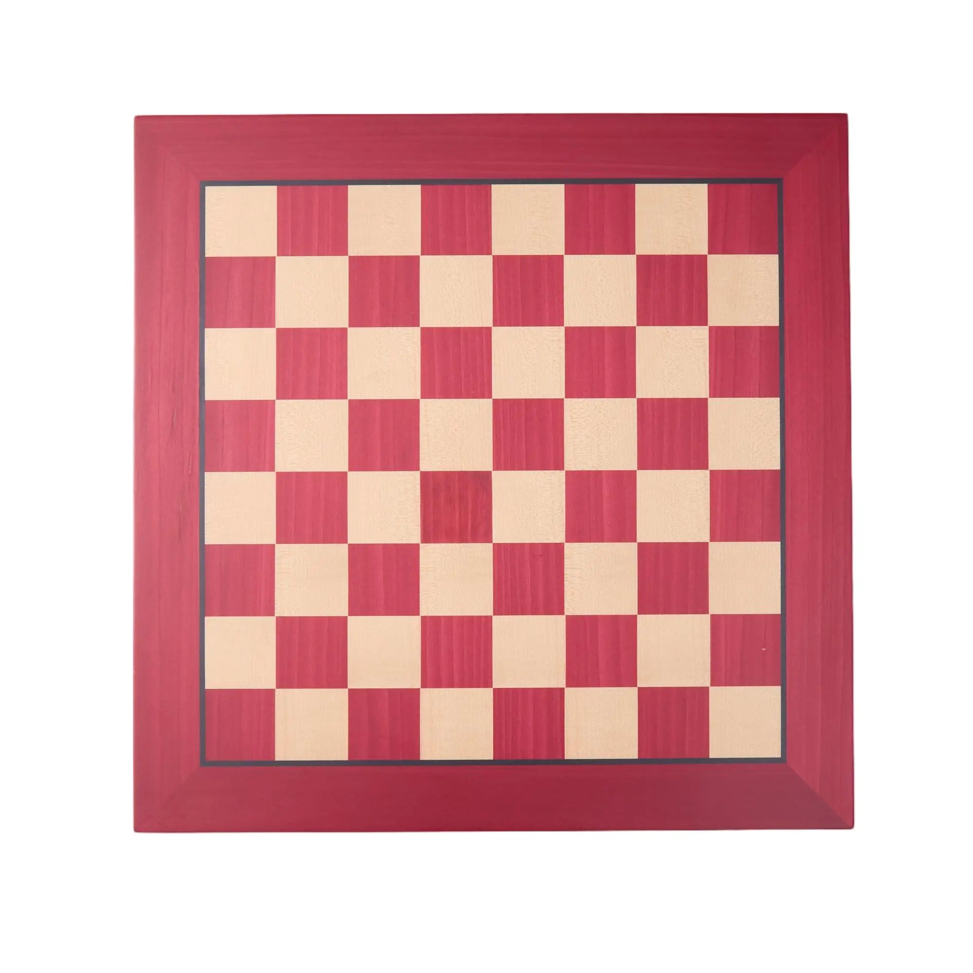 Woodronic WA-5110 | 20 Inch Wenge & Maple Wooden Chess Board – Board Only