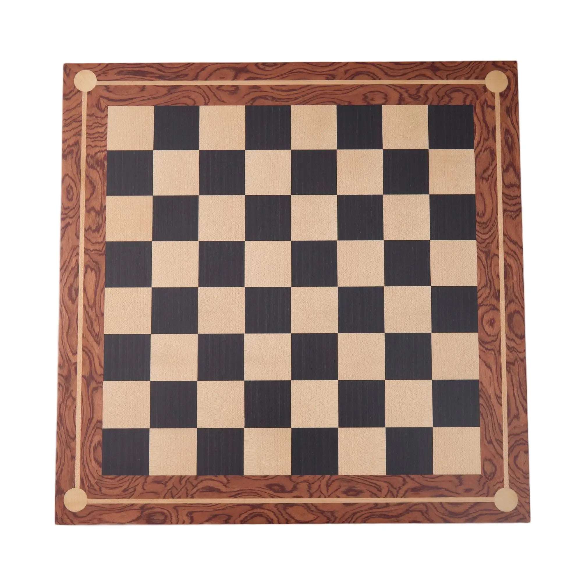 Woodronic WA-5109 | 20 Inch Wenge & Maple Wooden Chess Board – Board Only