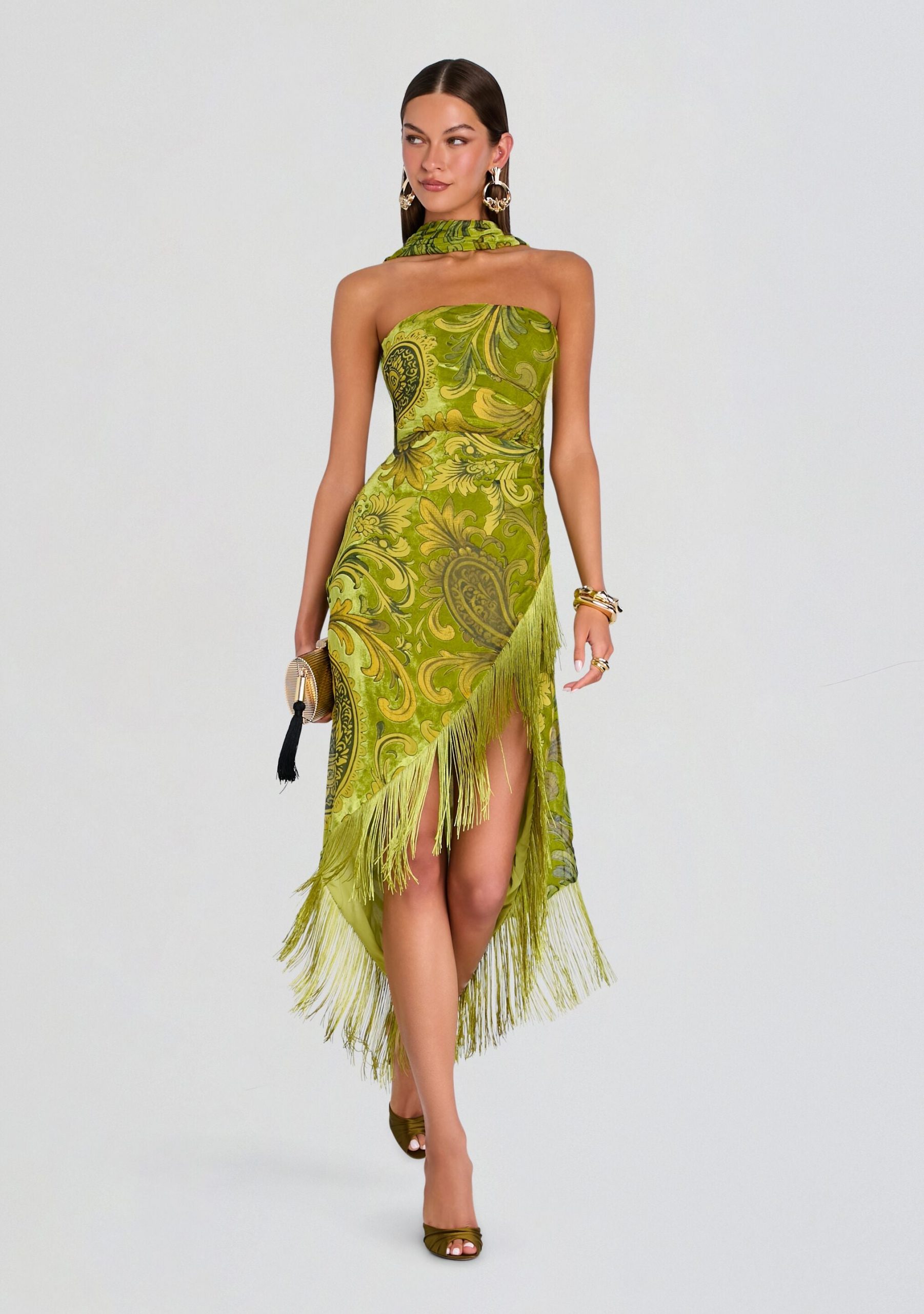 Retrofete Statice Velvet Dress