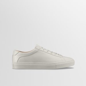 Koio Capri Leather Sneaker in Sandstone Wide Fit