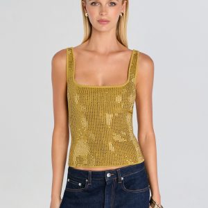 Retrofete Marzia Embellished Top