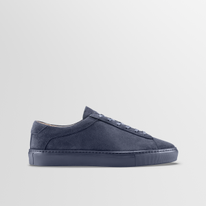 Koio Capri Suede Sneaker in Avio