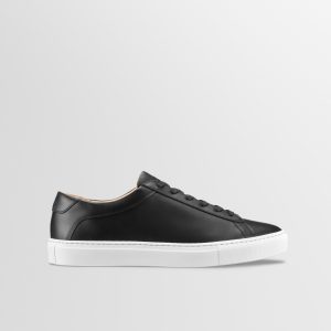 Koio Capri Leather Sneaker in Onyx