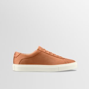 Koio Capri Leather Sneaker in Castagna Wide fit