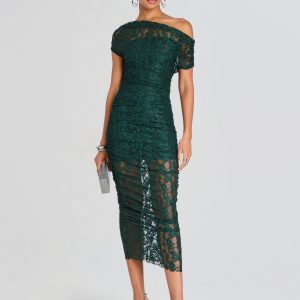 Retrofete Noel Lace Midi Dress