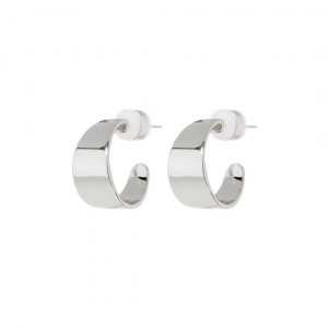 Luv AJ Baby Margot Hoops- Silver