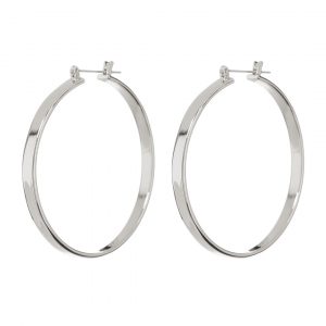 Luv AJ XL Celine Hoops- Silver