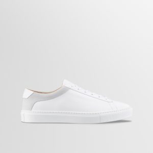 Koio Capri Leather & Suede Sneaker in Avorio