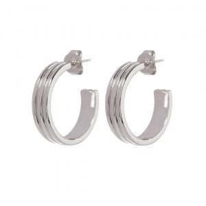 Luv AJ Bridgette Hoops- Silver