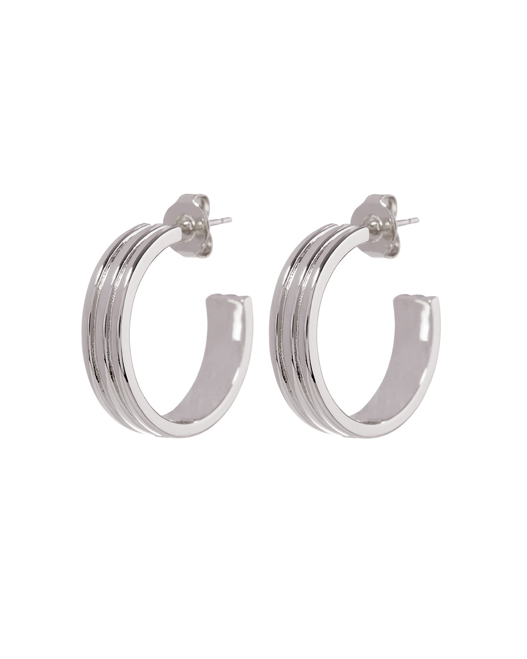 Luv AJ Bridgette Hoops- Silver