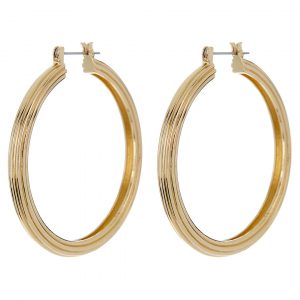 Luv AJ XL Cher Hoops- Gold