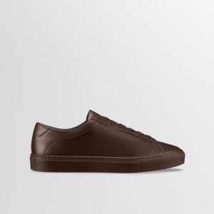 Koio Capri Leather Sneaker in Mocha