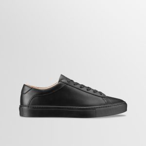 Koio Capri Leather Sneaker in Nero