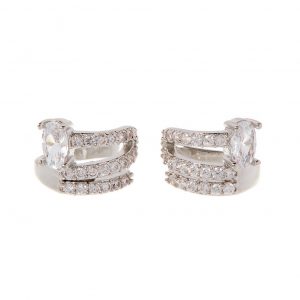 Luv AJ Ballier Ear Cuff- Silver