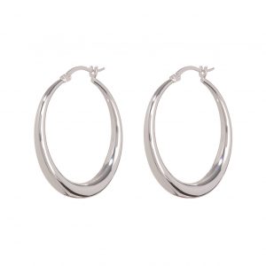 Luv AJ Baby Lucca Hoops- Silver