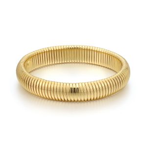 Luv AJ Flex Snake Chain Bracelet- Gold