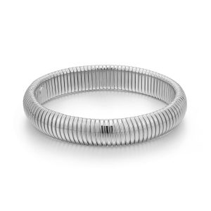 Luv AJ Flex Snake Chain Bracelet- Silver