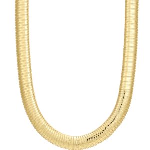 Luv AJ Flex Snake Chain Necklace- Gold