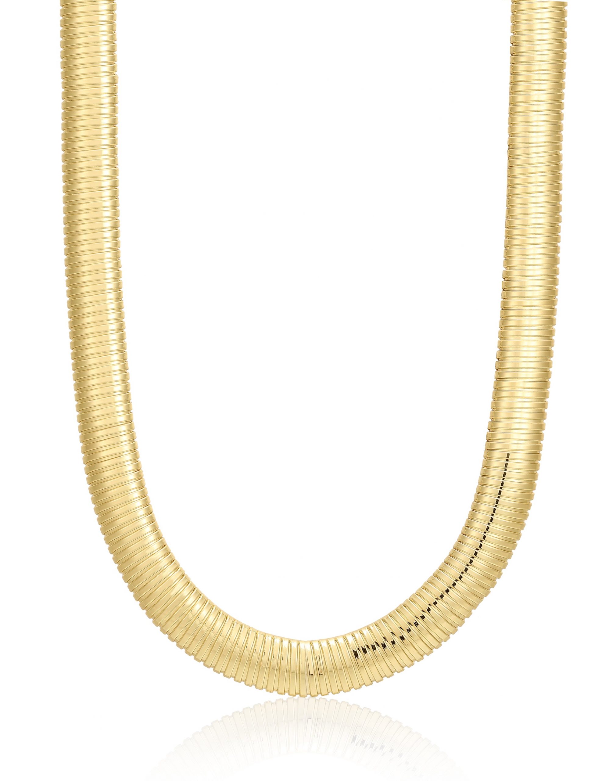Luv AJ Flex Snake Chain Necklace- Gold