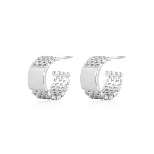 Luv AJ ID Hoops- Silver