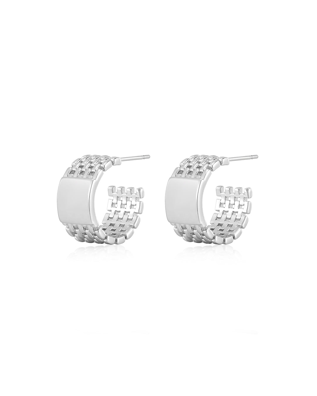 Luv AJ ID Hoops- Silver