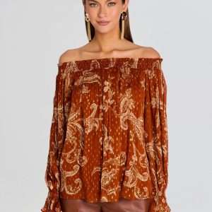 Retrofete Leya Smocked Top