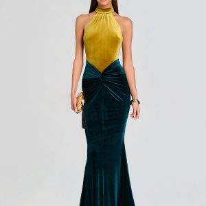 Retrofete Goleta Velvet Dress