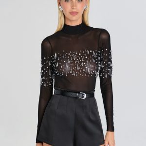 Retrofete Maurelle Embellished Top
