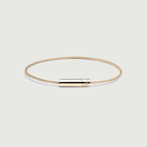 Olivercabell Michael Cable Bracelet | Gold