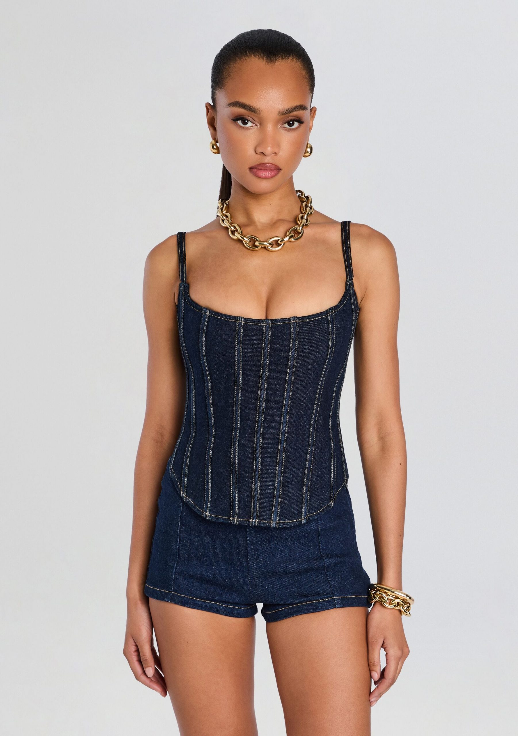 Retrofete Marishka Denim Top